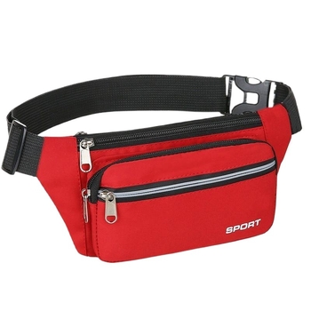 Juosmens krepšys - PU medžiaga, atsparus vandeniui, didelė talpa, universalus, sportui ir kelionėms