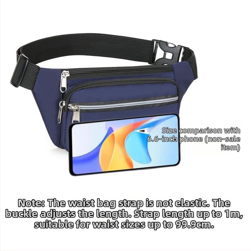 Juosmens krepšys - PU medžiaga, atsparus vandeniui, didelė talpa, universalus, sportui ir kelionėms