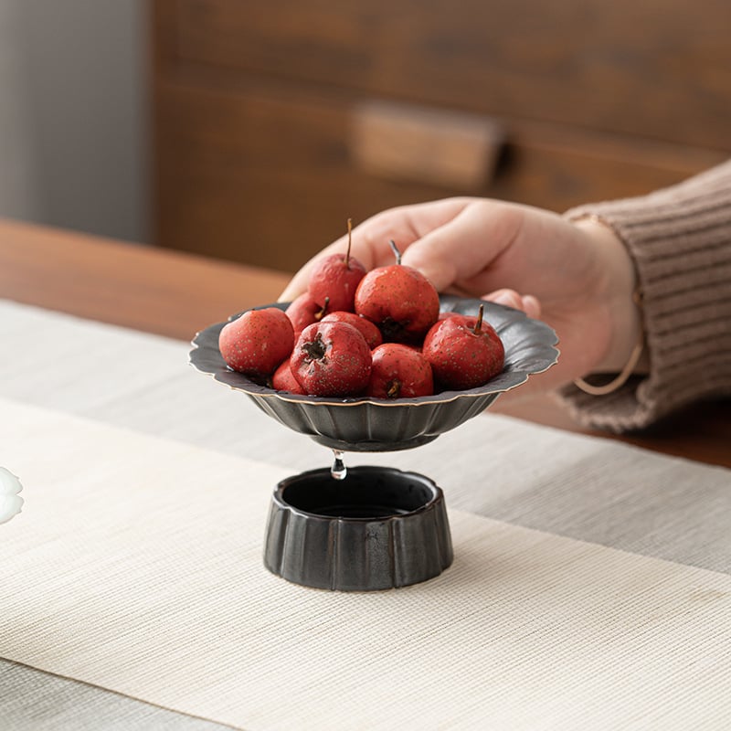 Yunhua Hall porcelán gyümölcstál, egyszerű stílus, első osztályú, 2023