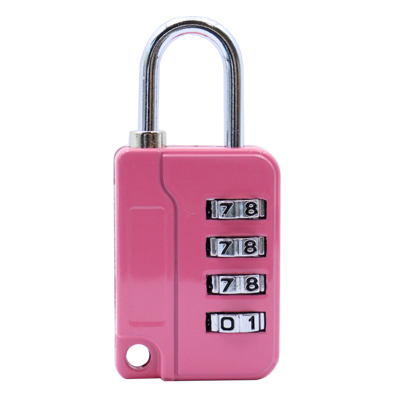 Kombinációs zár utazótáskákhoz és edzőtermi szekrényekhez, cinkötvözet, modell 0092, numerikus kód, zárókar vastagsága 4, rudak közötti távolság 18