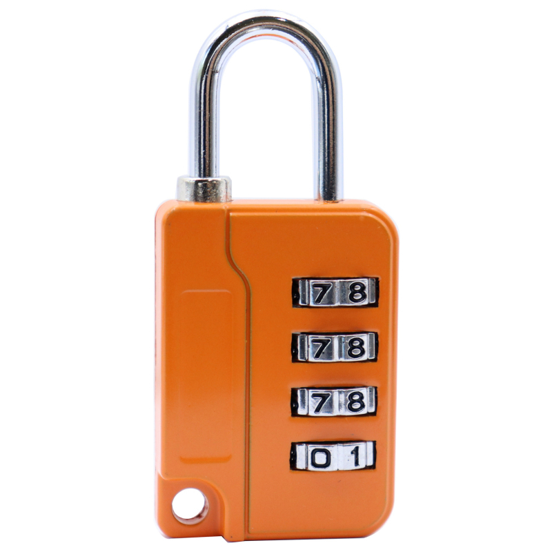 Kombinációs zár utazótáskákhoz és edzőtermi szekrényekhez, cinkötvözet, modell 0092, numerikus kód, zárókar vastagsága 4, rudak közötti távolság 18