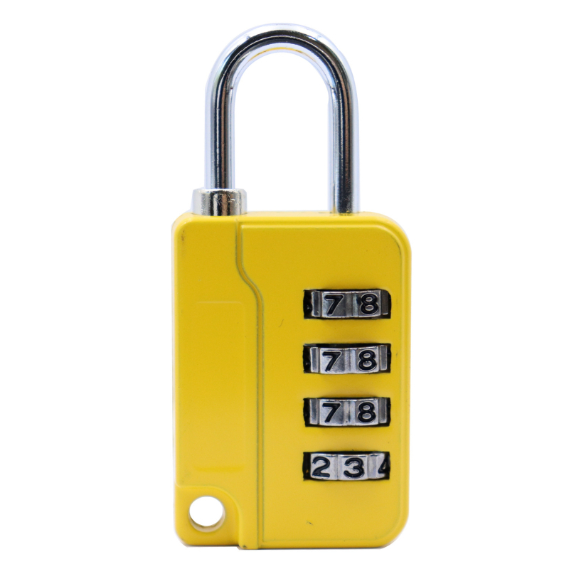 Kombinációs zár utazótáskákhoz és edzőtermi szekrényekhez, cinkötvözet, modell 0092, numerikus kód, zárókar vastagsága 4, rudak közötti távolság 18