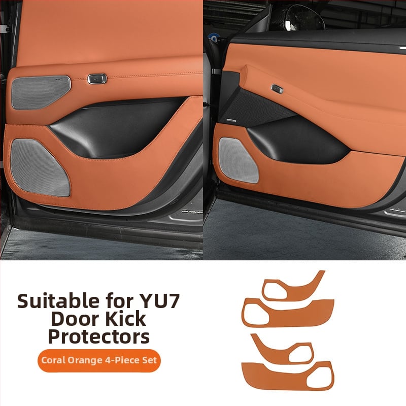 Nappa ādas durvju aizsargs Xiaomi Yu7 – iekšējā durvju paneļa aizsardzība, pret netīrumiem, Coolness zīmols