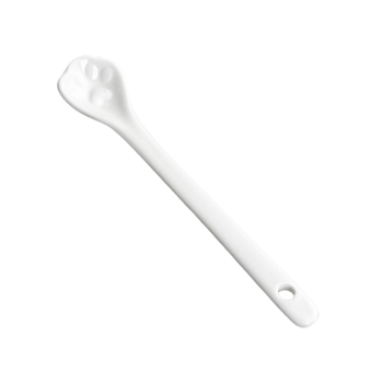 Κεραμικό κουταλάκι καφέ με μακρύ χειρολαβή, μοντέρνος μινιμαλιστικός σχεδιασμός, μονόχρωμο σχέδιο, μάρκα Jiujun kiln