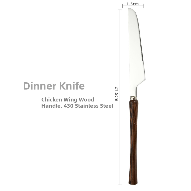 304 неръждаема стомана, 4 части западни прибори за хранене: нож, вилка, лъжица и десертна лъжичка, огледално полирани, модерен стил, едноцветен дизайн, възможност за печат на лого.