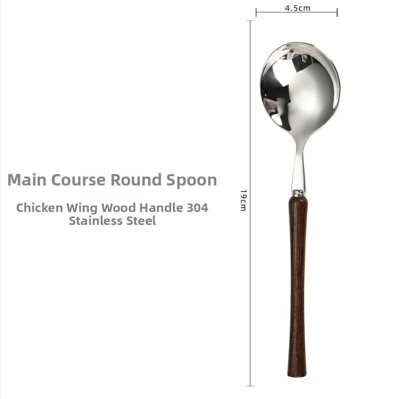 304 неръждаема стомана, 4 части западни прибори за хранене: нож, вилка, лъжица и десертна лъжичка, огледално полирани, модерен стил, едноцветен дизайн, възможност за печат на лого.