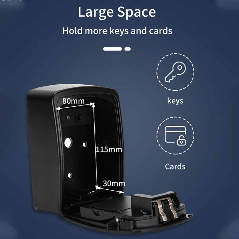 Graffiti кутия за ключове BOX02, цинкова сплав, модерен минималистичен стил, за обществени пространства, офиси, складове и жилища