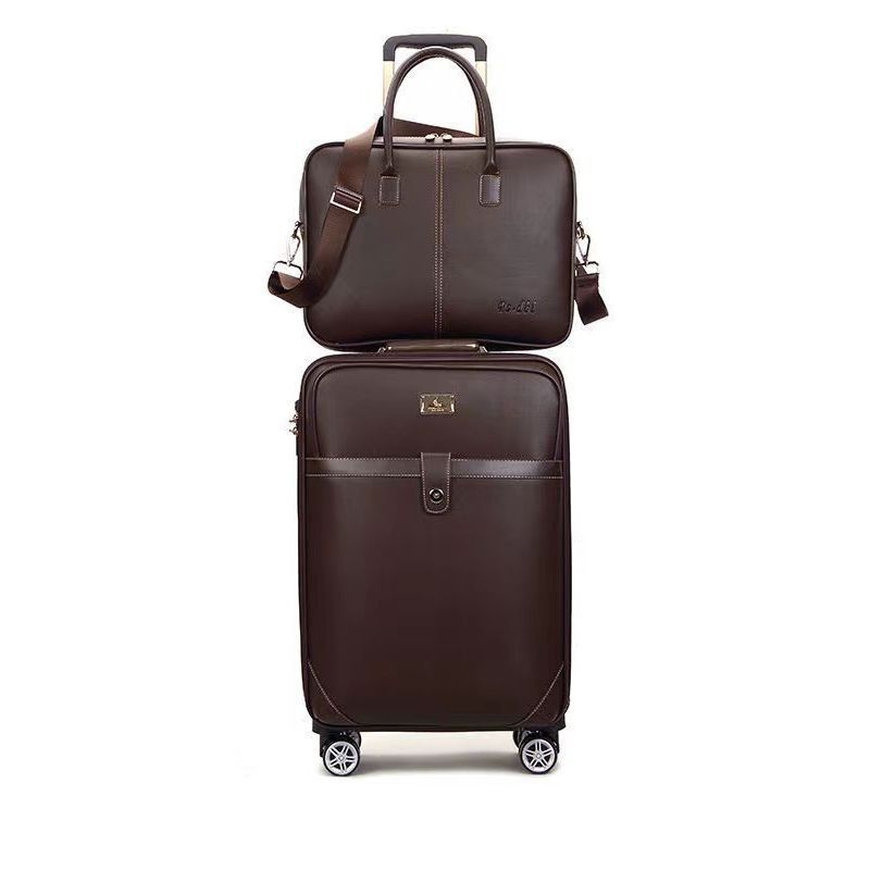 Uniszex utazótáska oldalsó nyitással, poliészter külső, robbanásbiztos zár, univerzális kerekek