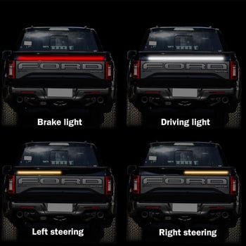 Mikas MKS-3605 задна светлина за кола, силиконова тръба + LED панел, 12V, 15W