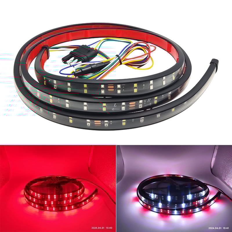 Mikas MKS-3605 задна светлина за кола, силиконова тръба + LED панел, 12V, 15W