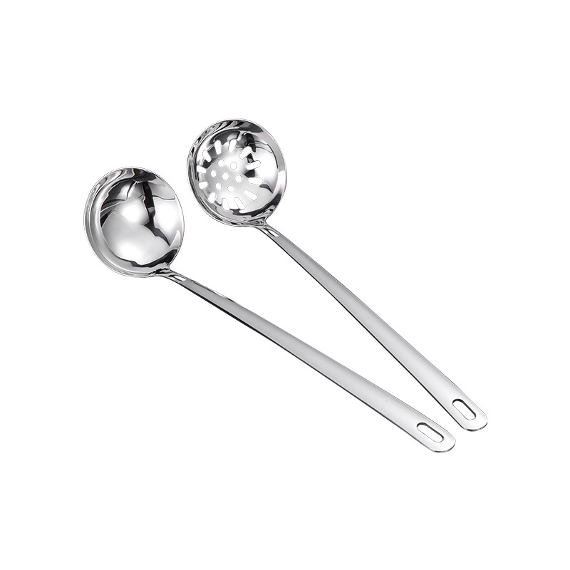 Deep Dragon ανοξείδωτο κουτάλι μαγειρικής με αντιολισθητική λαβή, θερμοανθεκτικό και αντι-κάψιμο, μακριά λαβή