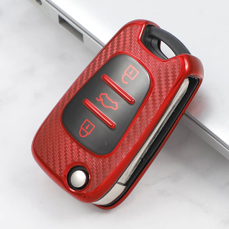 TPU калъф за ключ за автомобили Hyundai/Kia – прост стил, персонализиране, марка Yhc