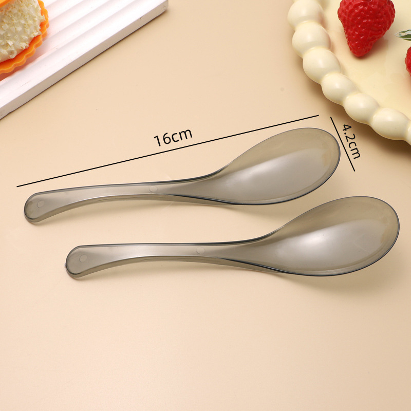 Μίας χρήσης πλαστικό κουτάλι, μοντέρνος μινιμαλιστικός σχεδιασμός, φινίρισμα με νερό, premium ποιότητα