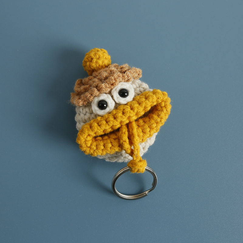 Кейс за ключове – плетен от вълна, анимационен модел, без подплата, дишащ