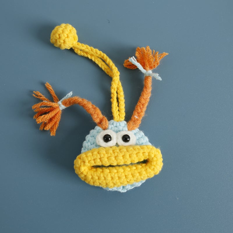 Кейс за ключове – плетен от вълна, анимационен модел, без подплата, дишащ