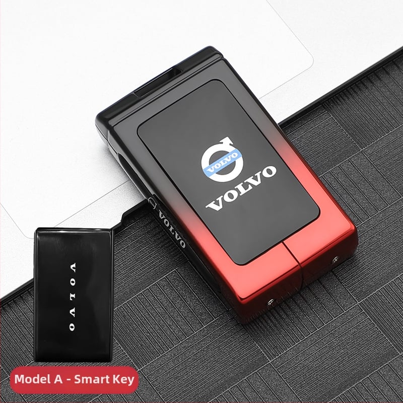 Калъф за ключ Volvo EX30 2025 - цинкова сплав, прост стил, съвместим със серия Volvo, Ayano Auto Supplies