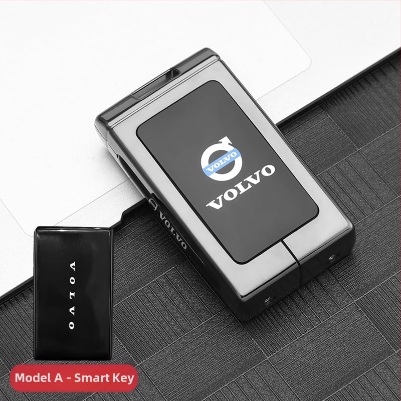 Калъф за ключ Volvo EX30 2025 - цинкова сплав, прост стил, съвместим със серия Volvo, Ayano Auto Supplies