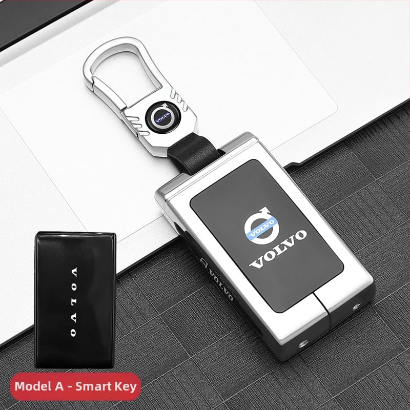 Калъф за ключ Volvo EX30 2025 - цинкова сплав, прост стил, съвместим със серия Volvo, Ayano Auto Supplies