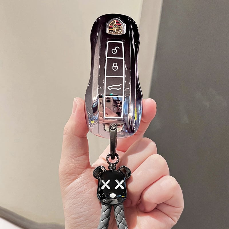Kryt ključa Porsche 911, Panamera, Cayenne – TPU materijal, Trend stil, Bez prilagodbe