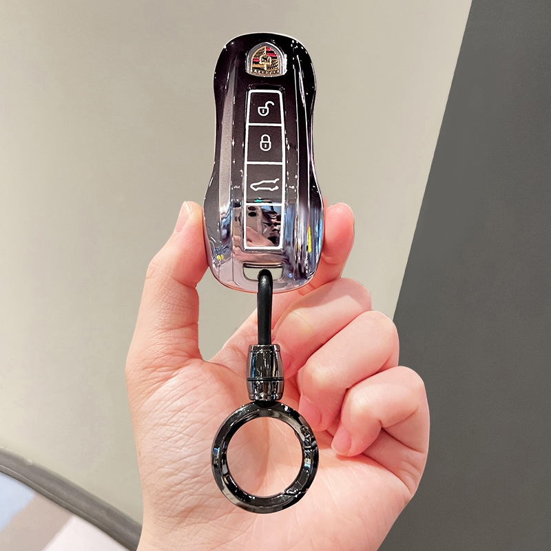 Kryt ključa Porsche 911, Panamera, Cayenne – TPU materijal, Trend stil, Bez prilagodbe