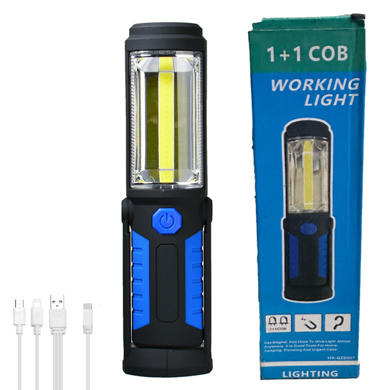 LED radna svjetiljka s magnetskom COB i stalkom, USB punjiva, 36+5 LED, 10W