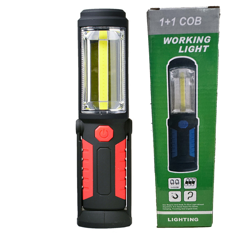 LED radna svjetiljka s magnetskom COB i stalkom, USB punjiva, 36+5 LED, 10W