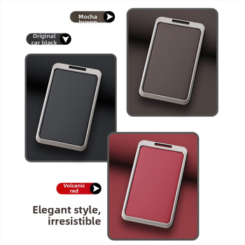 Oklop za ključnu karticu Leapmotor C10 2024 – NFC, koža krave, metalna kopča, poslovni stil, prilagodljivo