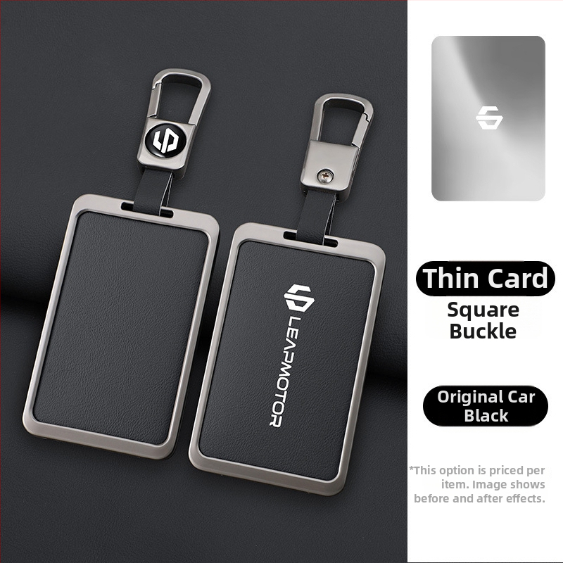 Oklop za ključnu karticu Leapmotor C10 2024 – NFC, koža krave, metalna kopča, poslovni stil, prilagodljivo
