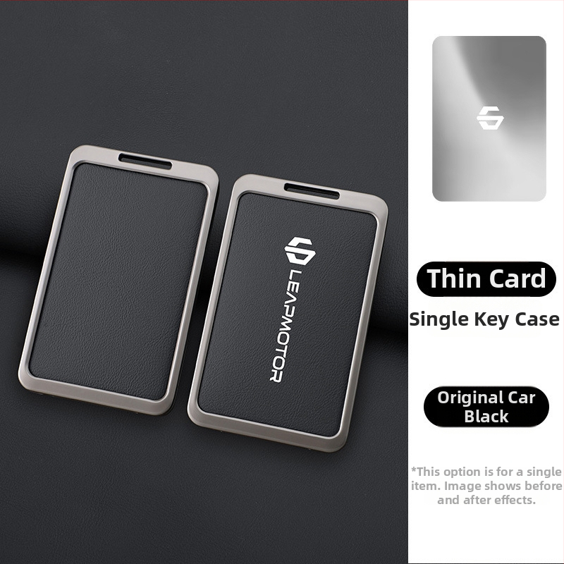 Oklop za ključnu karticu Leapmotor C10 2024 – NFC, koža krave, metalna kopča, poslovni stil, prilagodljivo