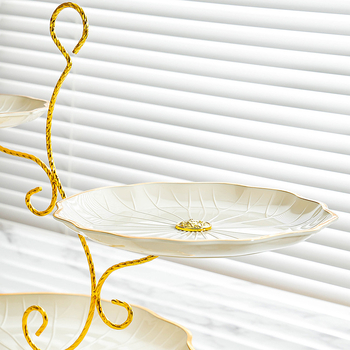 Háromszintes gyümölcstartó tál édességekhez, diófélékhez és szárított gyümölcsökhöz – átlátszó műanyag tároló tál