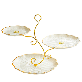 Háromszintes gyümölcstartó tál édességekhez, diófélékhez és szárított gyümölcsökhöz – átlátszó műanyag tároló tál