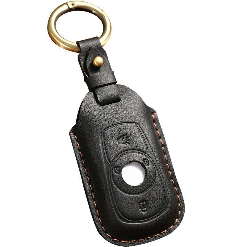 Husă din piele pentru cheia Buick – piele de vită, stil business, personalizare disponibilă
