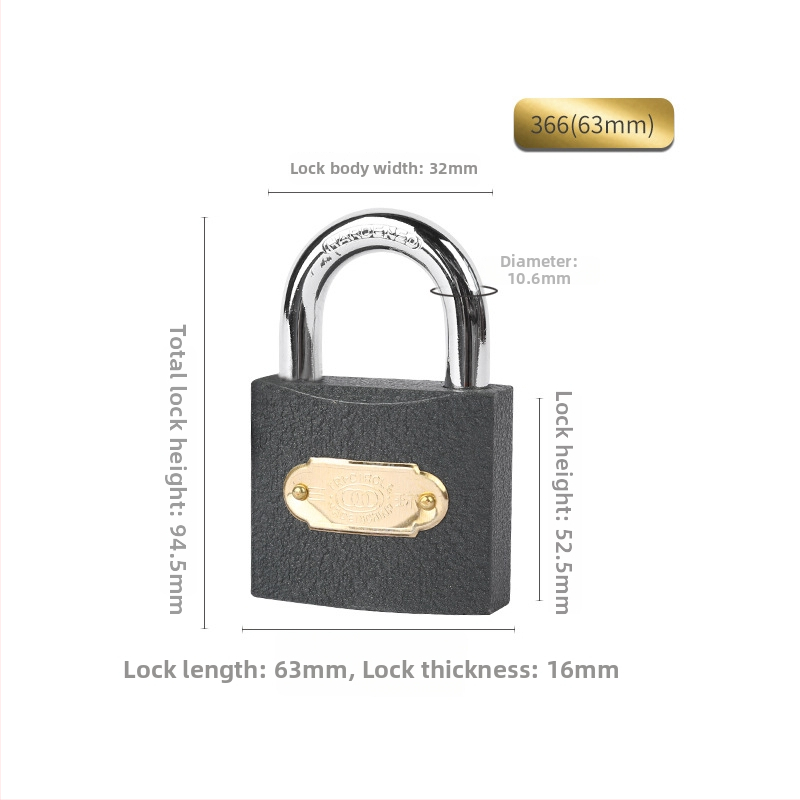 Домашна ключалка от желязо, марка Three Rings, мулти модел, за дома и офиса