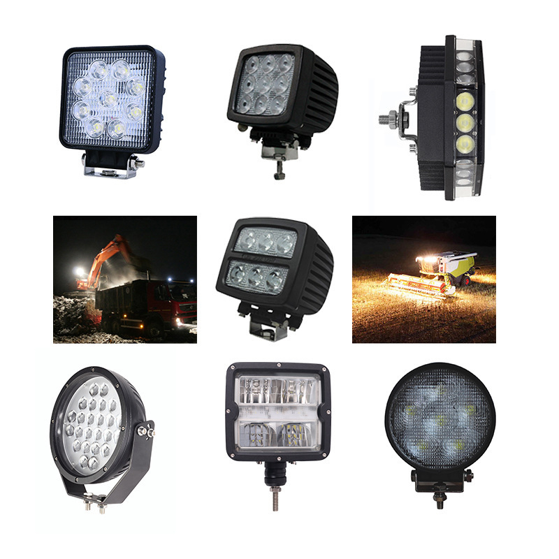 XRLL LED Φως εργασίας 60W για ανυψωτικά οχήματα, οχήματα εκτός δρόμου και εκσκαφείς (DC 10-80V, -40°C έως 80°C, 50.000 ώρες)