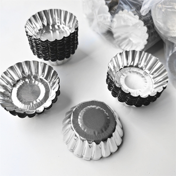Κυκλική φόρμα από αλουμινόφυλλο, μιας χρήσης, για πουτίγκα και ψήσιμο γλυκών