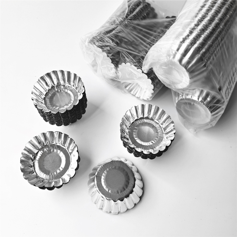 Κυκλική φόρμα από αλουμινόφυλλο, μιας χρήσης, για πουτίγκα και ψήσιμο γλυκών
