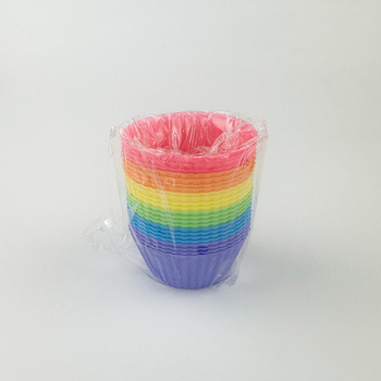 Φορμές σιλικόνης για μαφίν, σετ 24 τεμάχια, ακανόνιστο σχήμα, για ψήσιμο κέικ