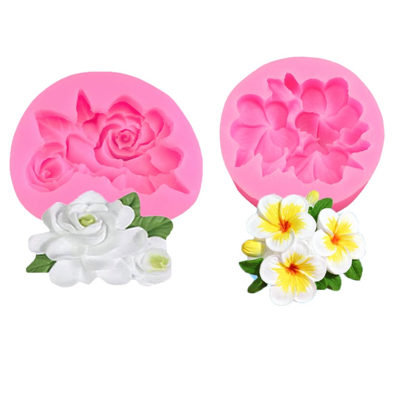 Formă de tort din silicon – rotundă, pentru fondant și ciocolată