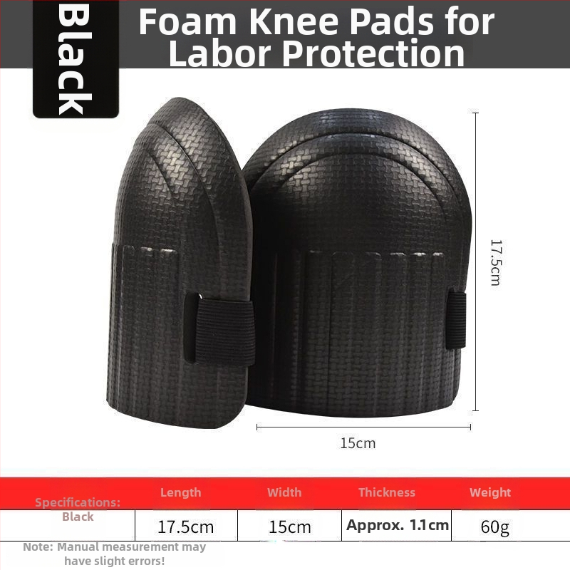 Коленни протектори за зидари - пяна за коляното, дебела подплата, защита при полагане на плочки (Марка: Morning sun; Наличност: Ready stock; Възраст: Възрастни; Сезон: Лято 2021)