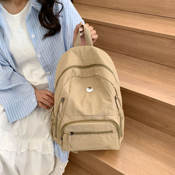 Rucsac din nylon, capacitate 20–35 L, compartiment pentru laptop, bretele curbate