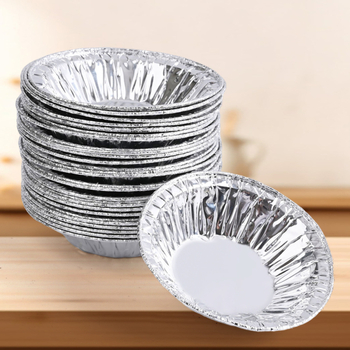 Formă de tartă cu ou din folie de aluminiu, tavă de copt pentru cuptor, utilizare casnică, personalizabilă, model 2025