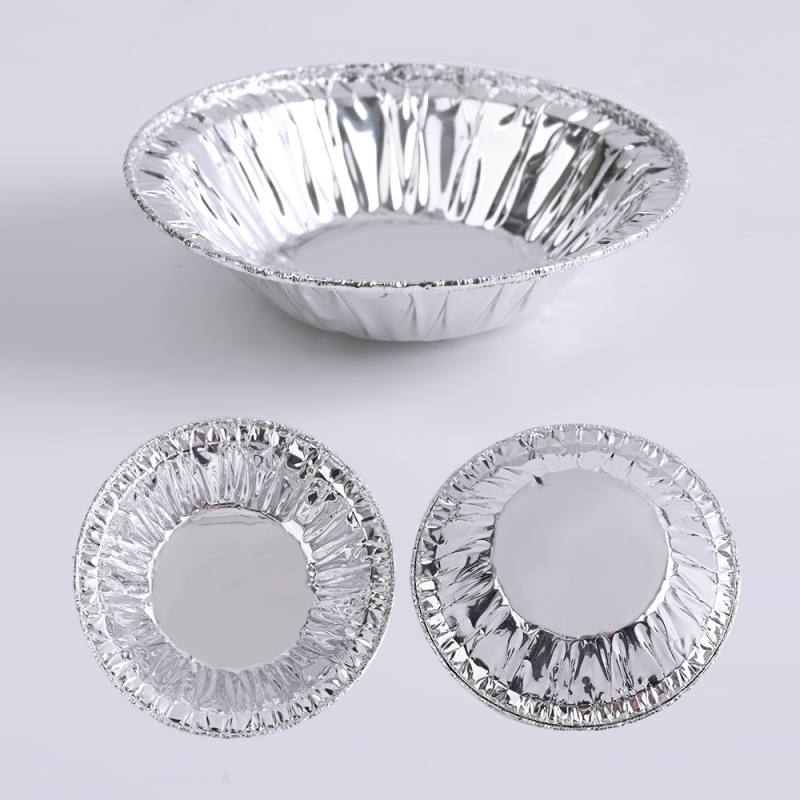 Formă de tartă cu ou din folie de aluminiu, tavă de copt pentru cuptor, utilizare casnică, personalizabilă, model 2025