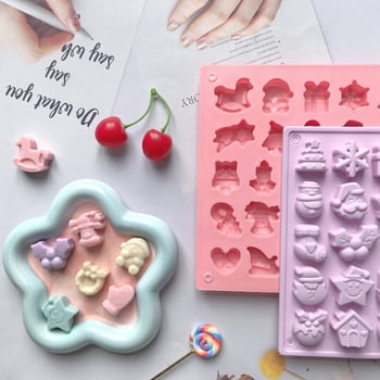 25 rekeszes csokoládé szilikon forma, modell 284 — modern minimalist desszert forma pudinghoz és süteményekhez