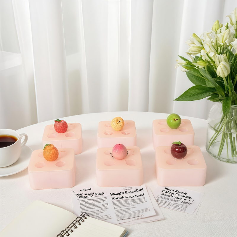 Mini gyümölcs szilikon forma mousse tortához, fondant és csokoládé készítésére – modern minimál stílusú sütőeszköz