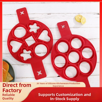 Hetes lyukú szilikon forma omletthez és palacsintához – többfunkciós konyhai DIY sütőforma