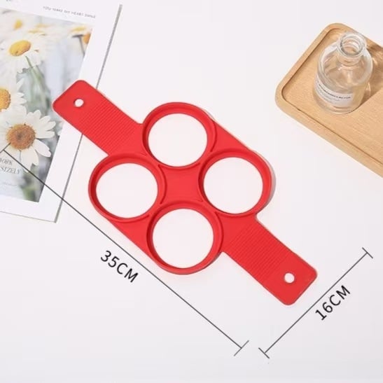 Hetes lyukú szilikon forma omletthez és palacsintához – többfunkciós konyhai DIY sütőforma