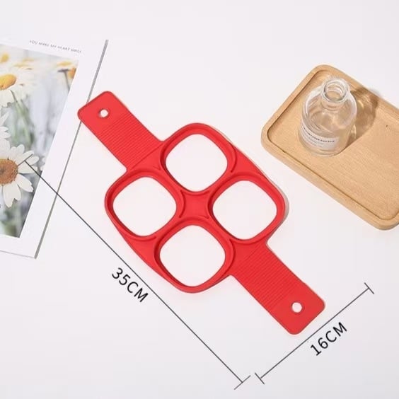 Hetes lyukú szilikon forma omletthez és palacsintához – többfunkciós konyhai DIY sütőforma
