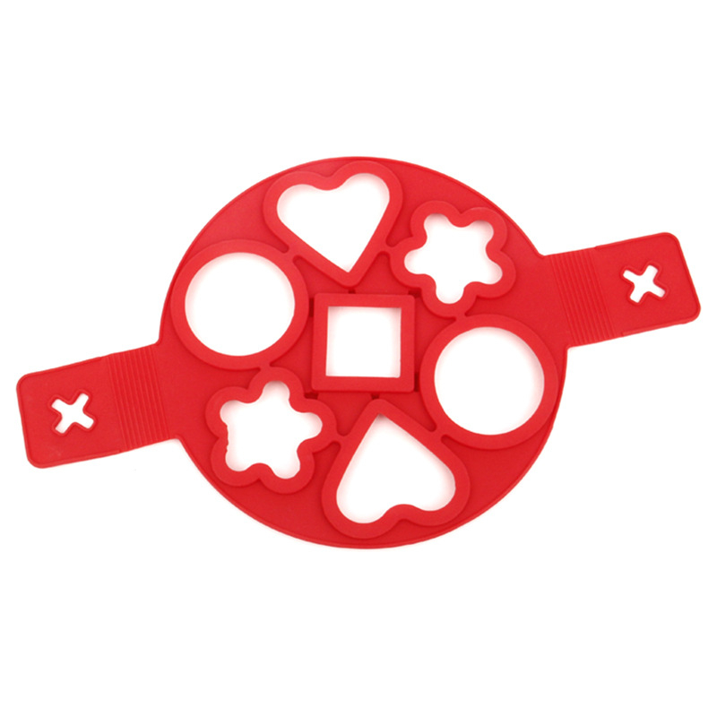 Hetes lyukú szilikon forma omletthez és palacsintához – többfunkciós konyhai DIY sütőforma