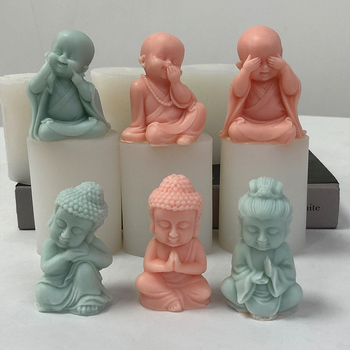 Silikonska forma za Guanyin Bodhisattva za DIY aromatične svijeće, ukrasi od smole i gipsa