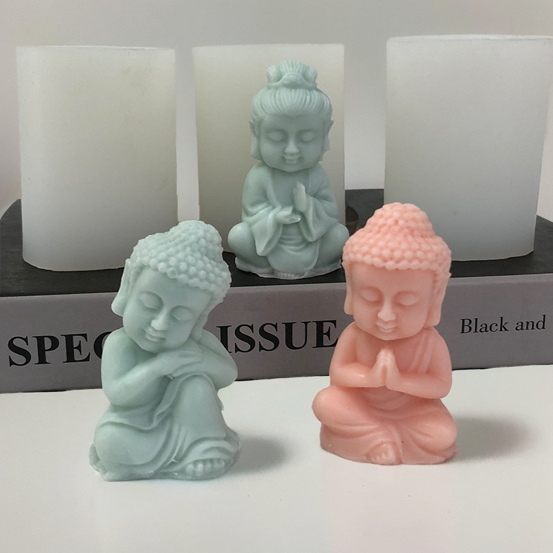 Silikonska forma za Guanyin Bodhisattva za DIY aromatične svijeće, ukrasi od smole i gipsa